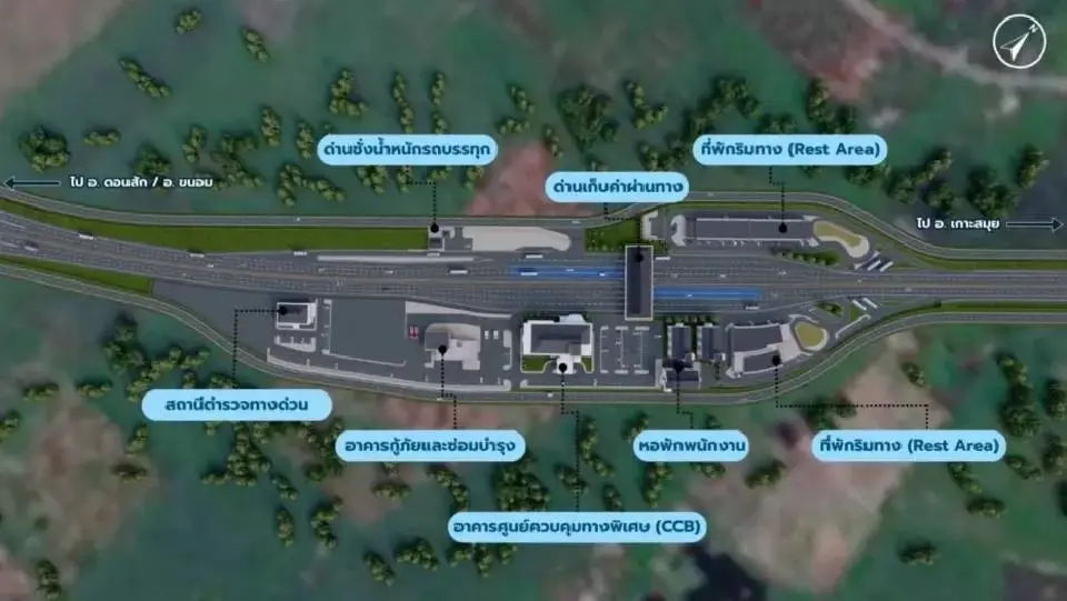 กทพ. ดันทางด่วนสมุย 7.4 หมื่นล้าน คิดค่าผ่านทางคันละ 1,000-3,000 บาท เปิดปี 76