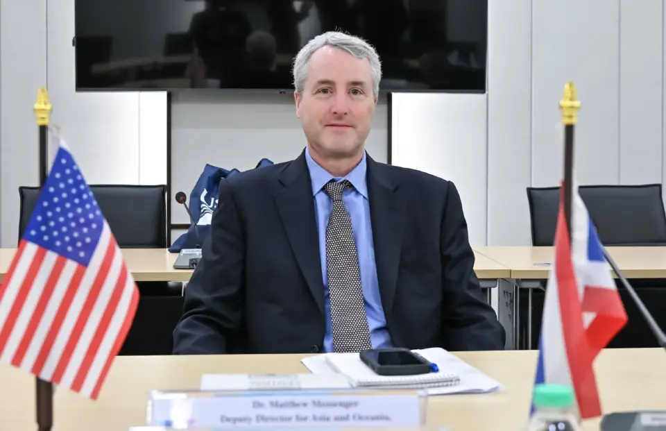 Dr. Matthew Messenger รองผู้อำนวยการฝ่ายเอเชียและโอเชียเนีย ด้านการจัดการสุขอนามัยพืช หน่วยงาน Plant Protection and Quarantine ของกระทรวงเกษตรสหรัฐ (USDA-APHIS)