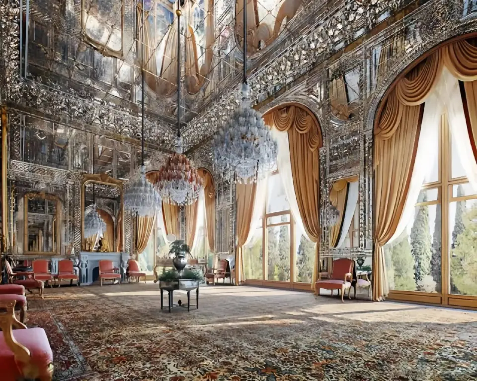 พระราชวังโกเลสถาน ก่อนถูกถล่ม