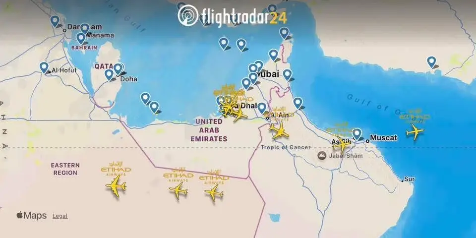 น่านฟ้าตะวันออกกลางเริ่มเปิด