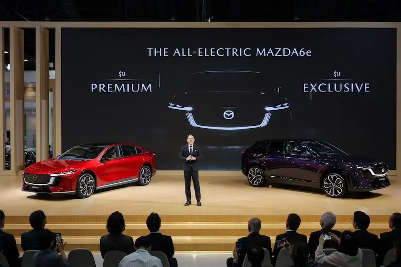 ญี่ปุ่นจัด EV สู้จีน Mazda 6e ยอดจองถล่ม มุ่งเป้า 2,000 คัน
