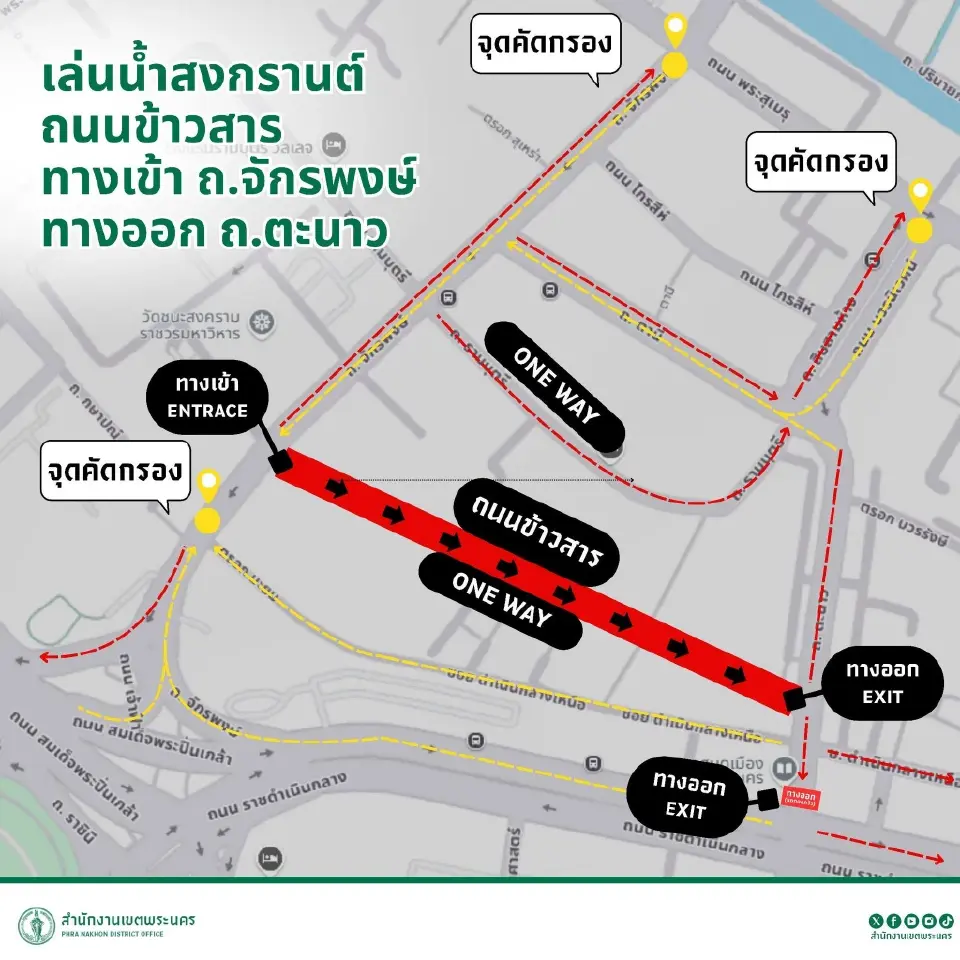 สงกรานต์ถนนข้าวสาร ประจำปี 2569