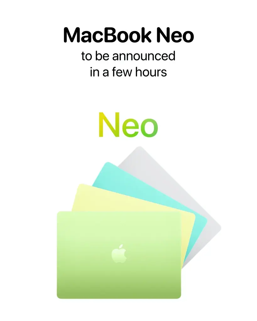 Apple จ่อเปิด MacBook Neo ชิป iPhone ราคาต่ำกว่า 3.25 หมื่นบาท