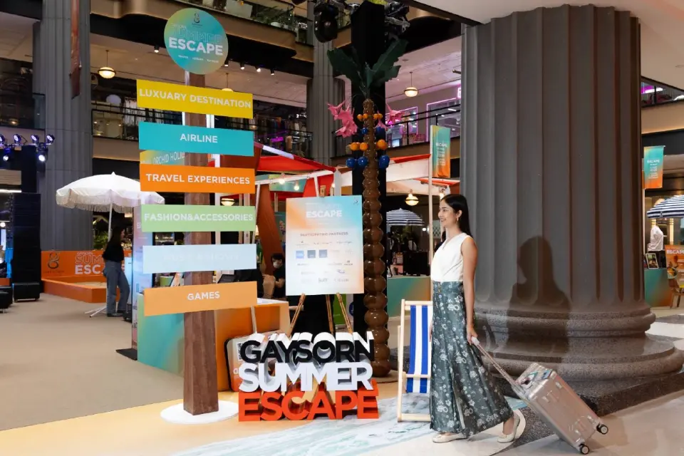 เกษรวิลเลจ จัดงาน Gaysorn Summer Escape รวมดีลเที่ยวระดับลักชัวรี่ใจกลางกรุง