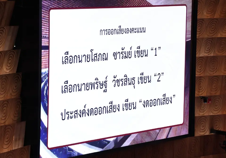 Live ถ่ายทอดสด 'โหวตเลือกประธาน-รองประธานสภาฯ' วันนี้ 15 มี.ค. 69 อัพเดทข่าวล่าสุดที่นี่