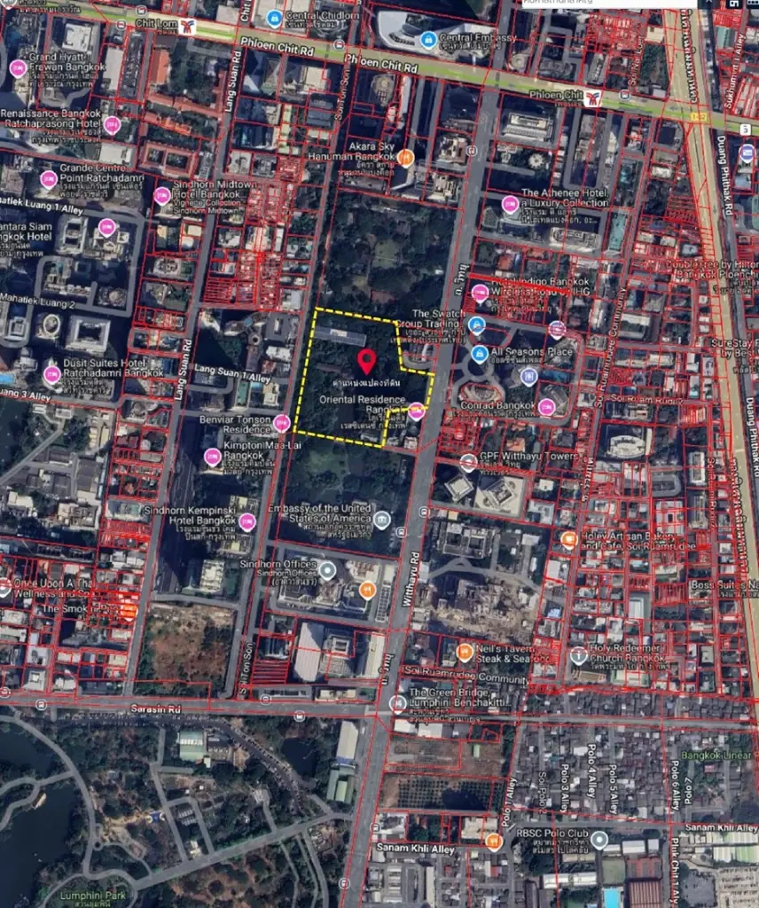 ที่ตั้งที่ดินสถานทูตเนเธอร์แลนด์