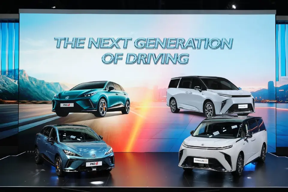 เอ็มจี อวดโฉม EV 2 รุ่นใหม่ MAXUS 9 รุ่น V+ -NEW MG4 ในงาน MOTOR SHOW 2026