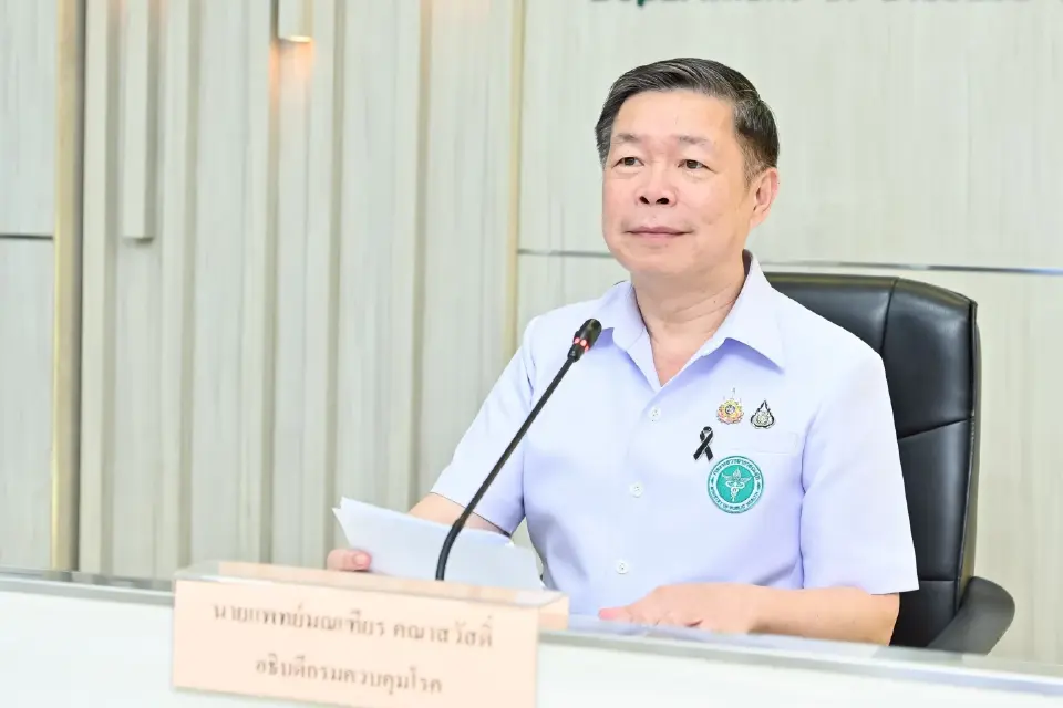 นพ.มณเฑียร คณาสวัสดิ์ อธิบดีกรมควบคุมโรค