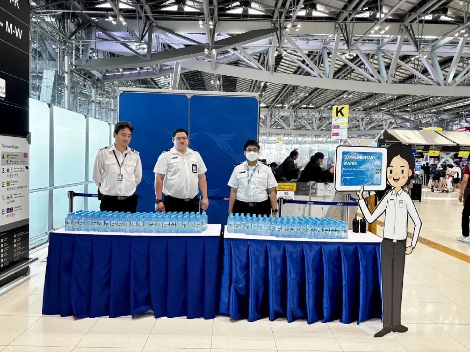 สนามบินสุวรรณภูมิ เผย 9 สายการบิน รวม 32 เที่ยวบิน กระทบปิดน่านฟ้า เร่งช่วยผู้โดยสาร