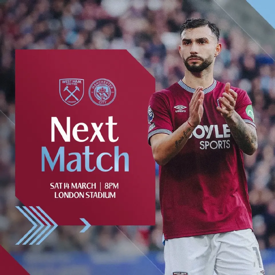 เวสต์แฮม VS แมนฯซิตี้ 