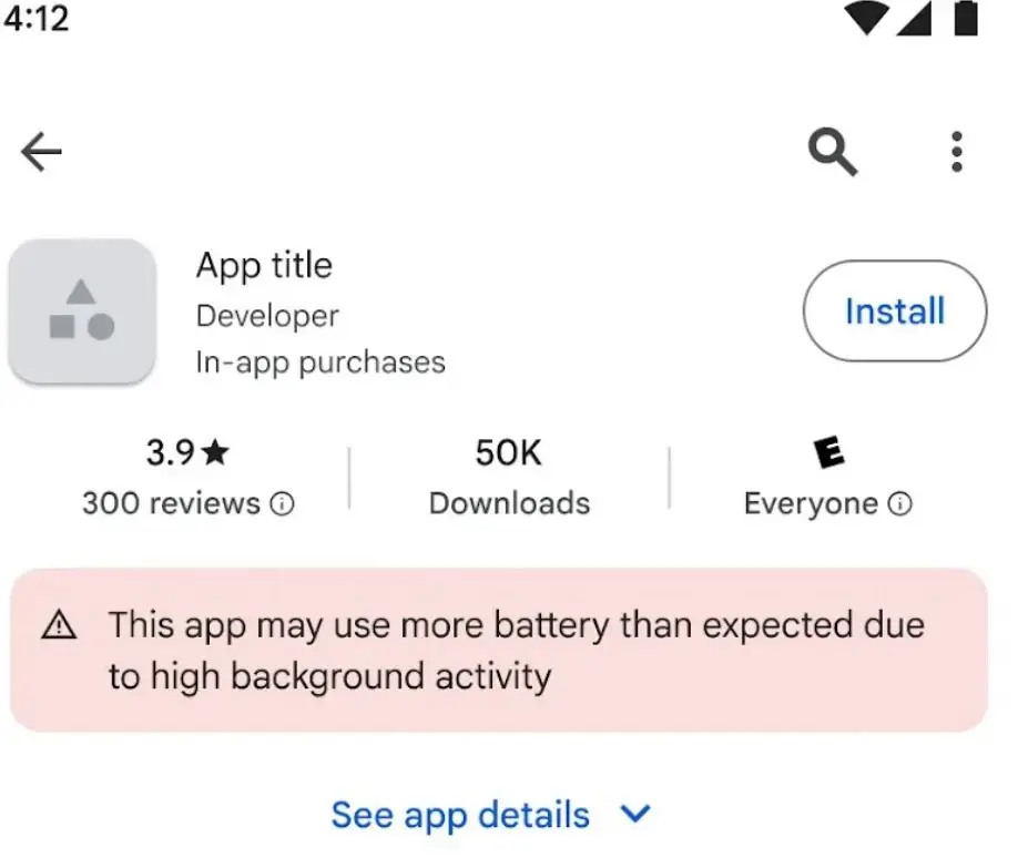 Google เริ่มแขวนป้ายแจ้งเตือน แอปสูบแบต บน Play Store ก่อนดาวน์โหลด