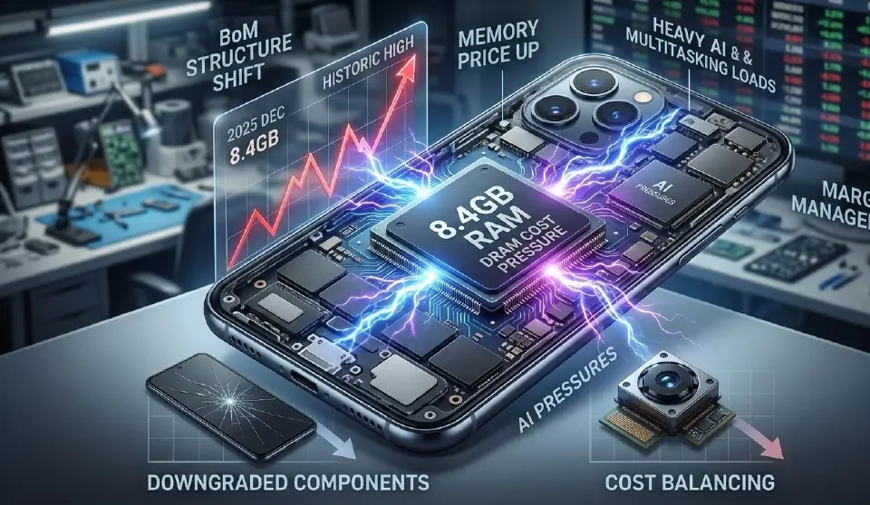 AI แรงบีบสมาร์ทโฟน ผู้ผลิตจ่อหั่นสเปกกล้อง-จอ แลกต้นทุน'แรม'แพงทุบสถิติ