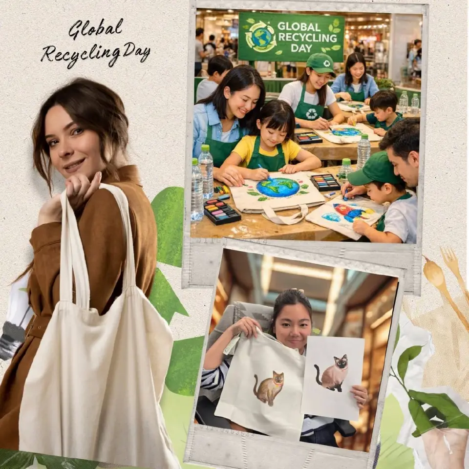 สยามพิวรรธน์ x อินโดรามา เปลี่ยนขยะเป็นพลังสร้างสรรค์รับวันรีไซเคิลโลก 18 มี.ค.