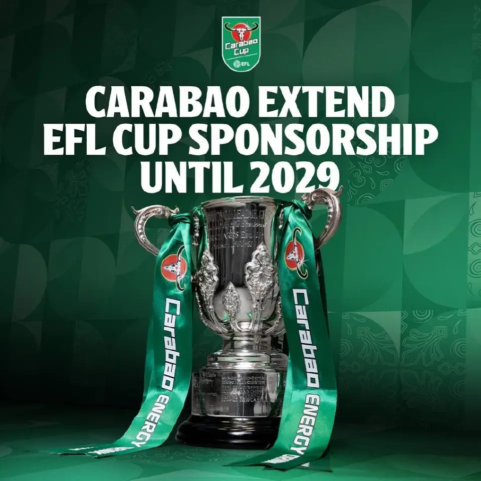 คาราบาว ต่อสัญญาประวัติศาสตร์ EFL ยิงยาวปี 2029 พร้อมเปิดตัวลาเกอร์ในสนามอังกฤษ