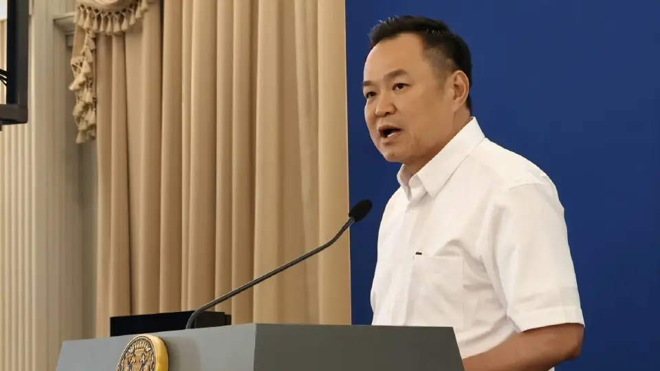 ายอนุทิน ชาญวีรกูล นายกรัฐมนตรี แถลงข่าวในเวที MEET The Press “1 เดือน วิกฤตโลก : แผนรับมือไทย ในโลกที่ไม่เหมือนเดิม