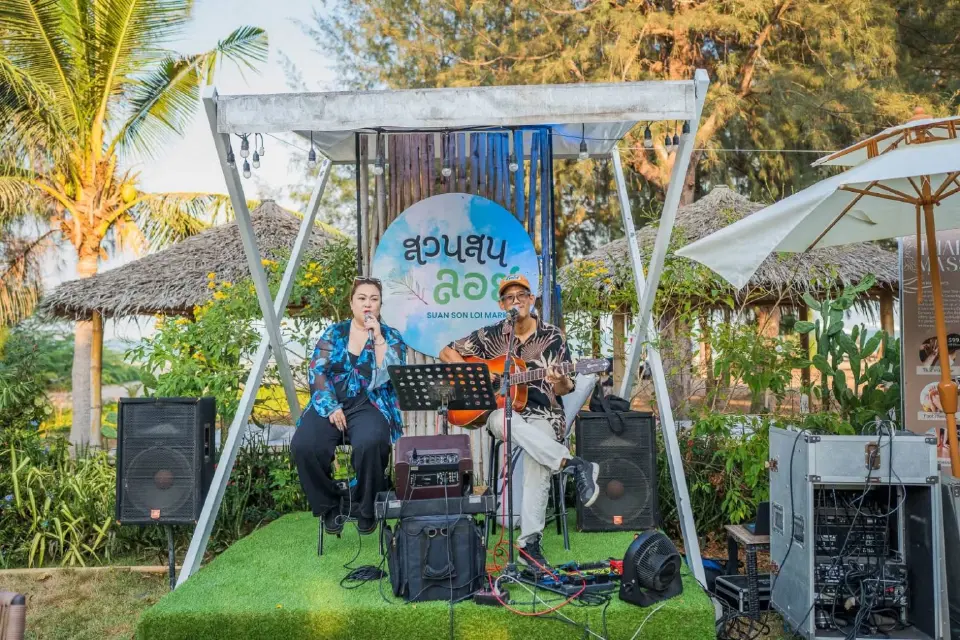 เช็คอิน สวนสนลอย คาเฟ่สีเขียวริมทะเล แลนด์มาร์คใหม่ ชะอำ หัวหิน เซ็นทารา ไลฟ์ ชะอำ