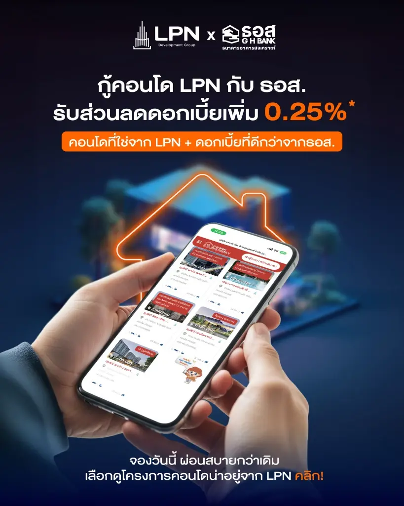แคมเปญสินเชื่อที่อยู่อาศัยอัตราดอกเบี้ยพิเศษ