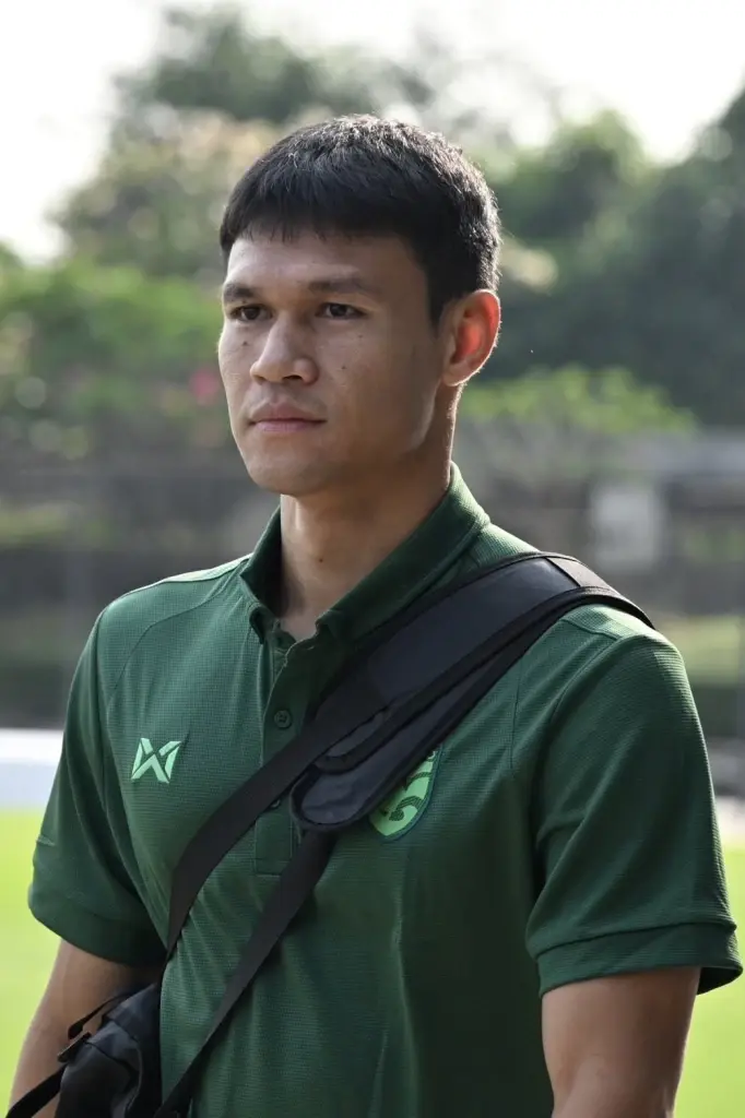  “ณัฐพงษ์ สายริยา” กองหลังทีมชาติไทยจากสโมสร ชลบุรี เอฟซี 