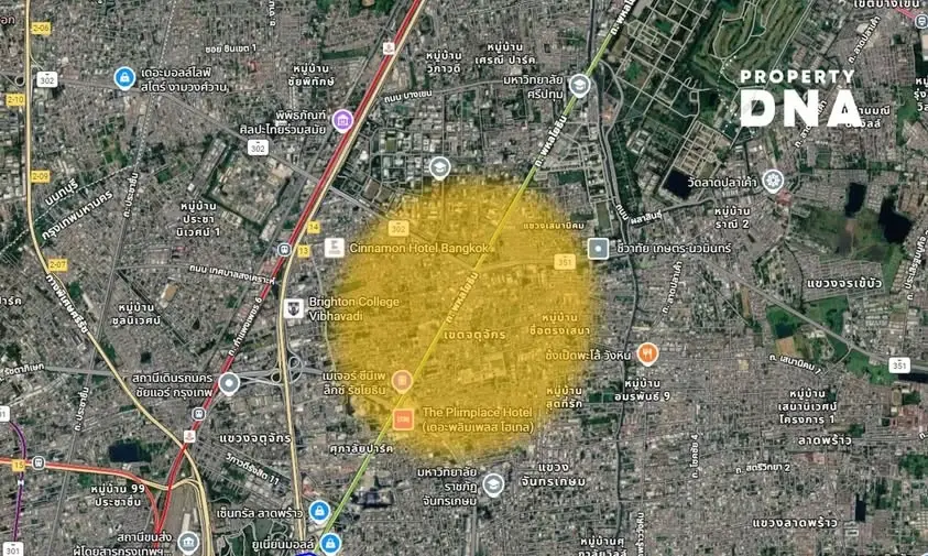 คอนโดรัศมีสถานีรัชโยธิน-มหาวิทยาลัยเกษตรศาสตร์