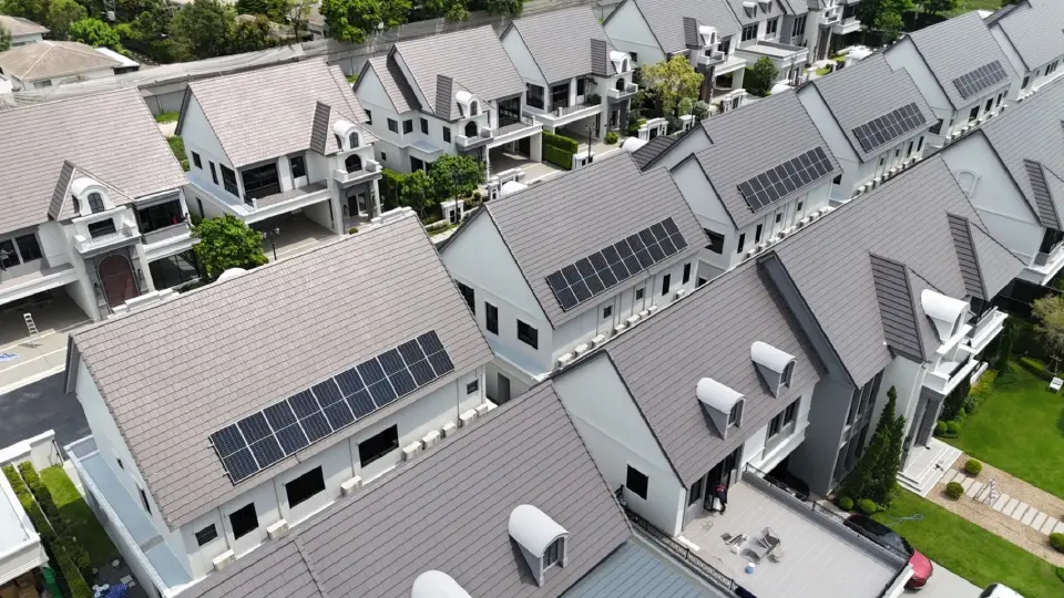 ติดตั้งโซลาร์ในโครงการบ้านจัดสรร