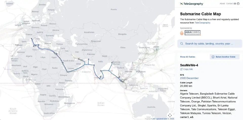NT ยืนยัน เน็ตไทยยังแกร่ง หลังพบความเสี่ยงเคเบิลใต้น้ำในตะวันออกกลาง