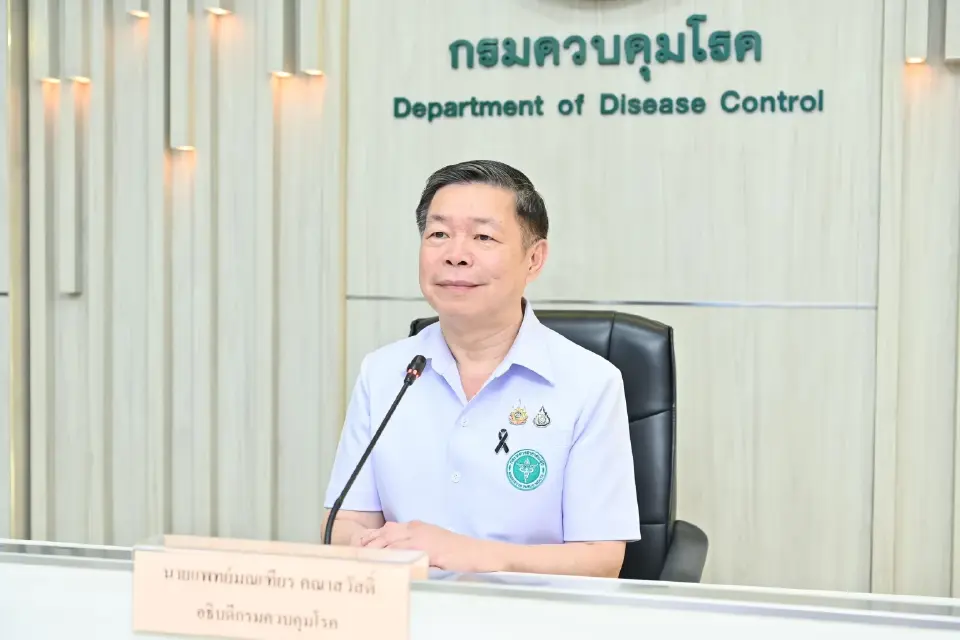 นายแพทย์มณเฑียร คณาสวัสดิ์ อธิบดีกรมควบคุมโรค 