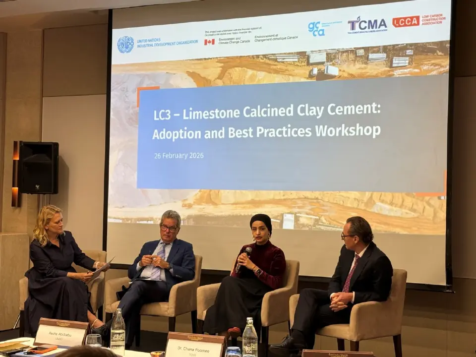 TCMA รุกนวัตกรรม LC3 ปูนคาร์บอนต่ำ ลดปล่อยก๊าซเรือนกระจก 40% ปักธง Net Zero 2050