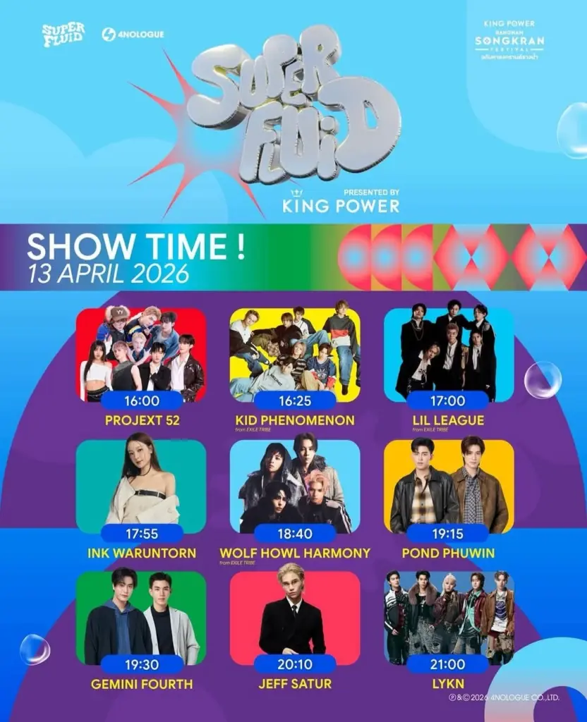 เปิดไฮไลท์งาน ‘สงกรานต์ 2569’ ทั่วไทย มัดรวมพิกัดสาดฉ่ำๆ กิจกรรม คอนเสิร์ตสุดปัง