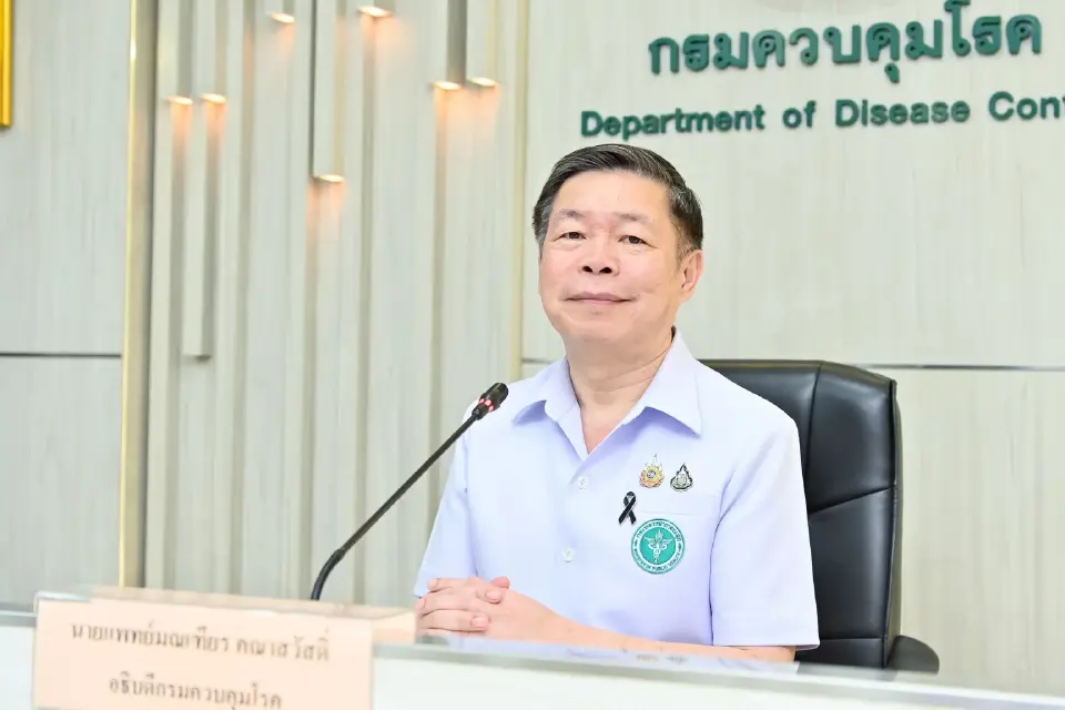 นายแพทย์มณเฑียร คณาสวัสดิ์ อธิบดีกรมควบคุมโรค