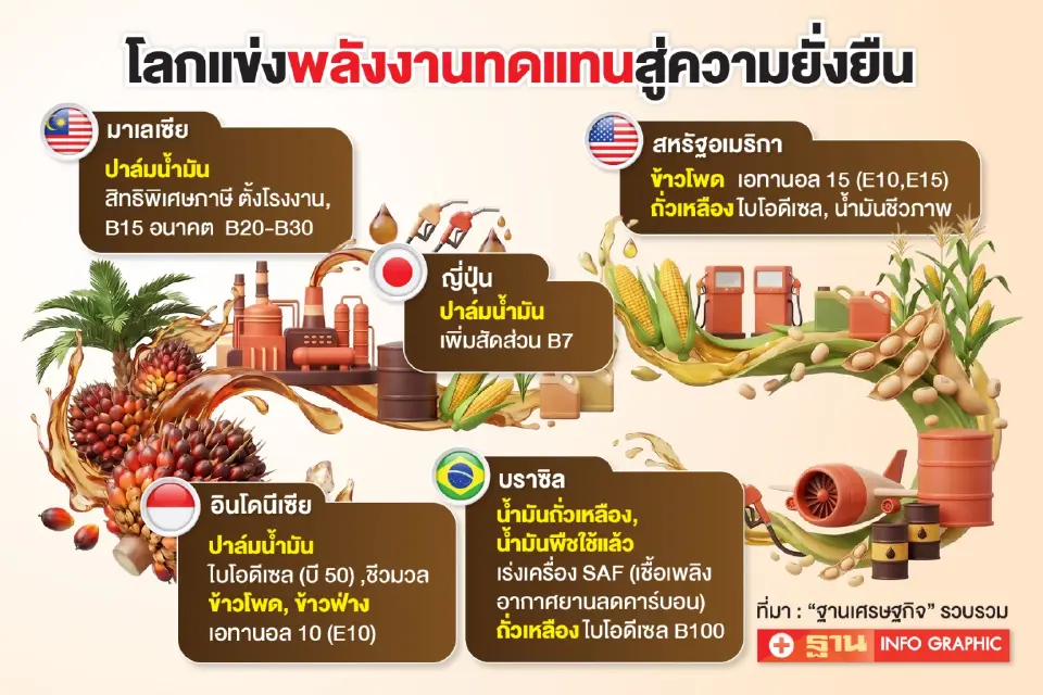 โลกแข่งเดือดพลังงานทดแทน พลิกเกมภาคเกษตรดันราคาพุ่ง