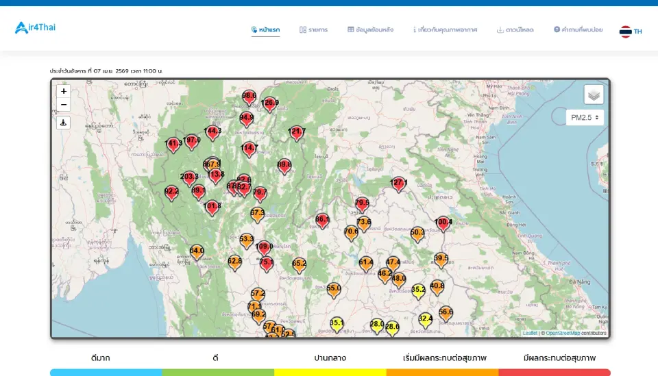 สถานการณ์ฝุ่น