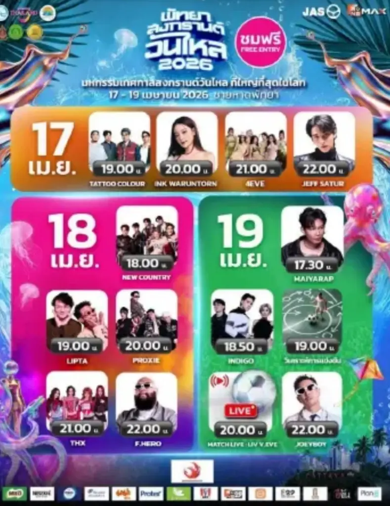 วันไหลพัทยา 2569