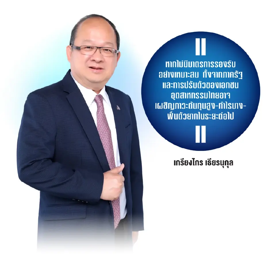 อุตสาหกรรมไทยอ่วม! ต้นทุนพุ่ง 20% บีบสภาพคล่อง เสี่ยงปิดโรงงานเพิ่ม