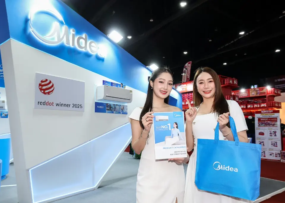 Midea บุกงานสถาปนิก’69 โชว์แอร์ AI ประหยัดไฟ 30% ปั้นไทยฮับอาเซียน!