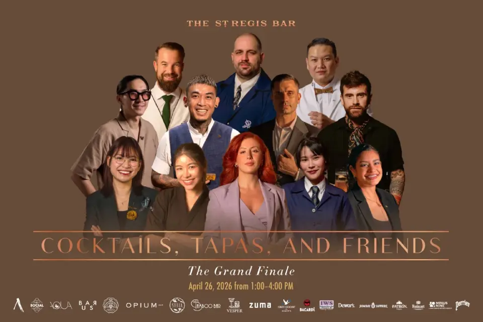 'เซนต์ รีจิส กรุงเทพฯ' จัดเต็ม รวมบาร์อันดับ 1 ของโลกและเอเชีย 4 วันเต็ม