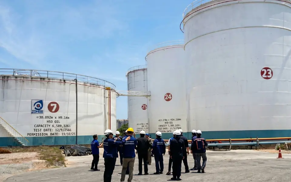 แฟ้มภาพ คลังน้ำมัน บริษัท พี.ซี.สยามปิโตรเลียม