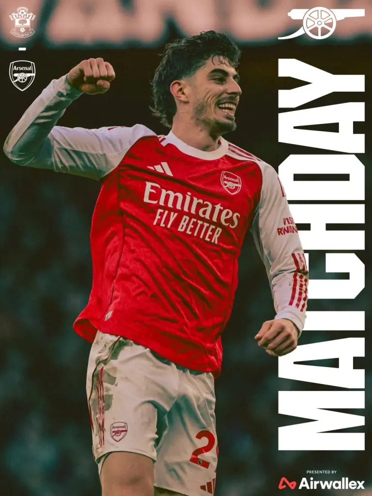 ดูบอลสด เซาธ์แฮมป์ตัน พบ อาร์เซนอล FA CUP รอบ 8 ทีม เช็คลิงก์ถ่ายทอดสด-11 ตัวจริง 02.00 น.