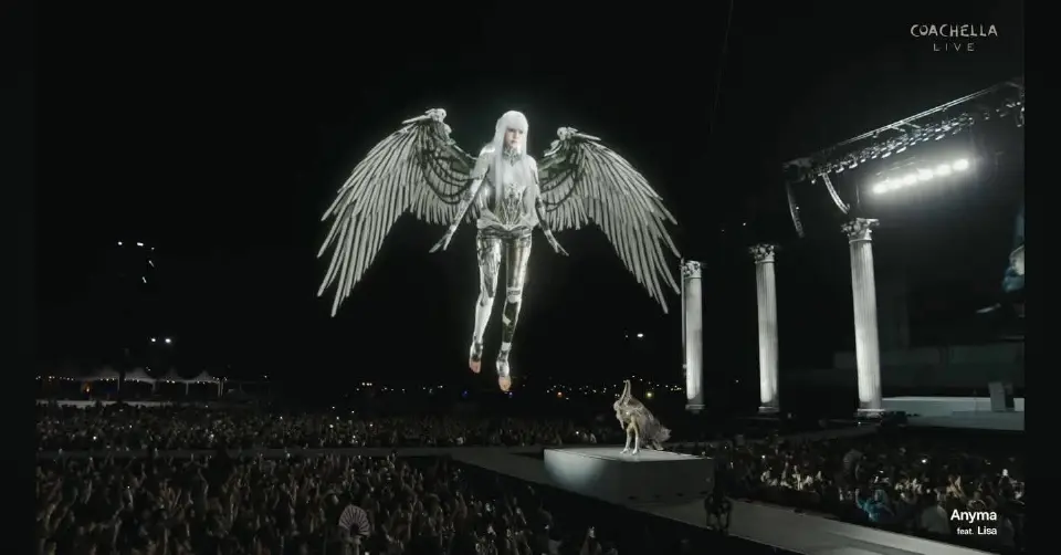 LISA กับโชว์ในงาน Coachella 2026