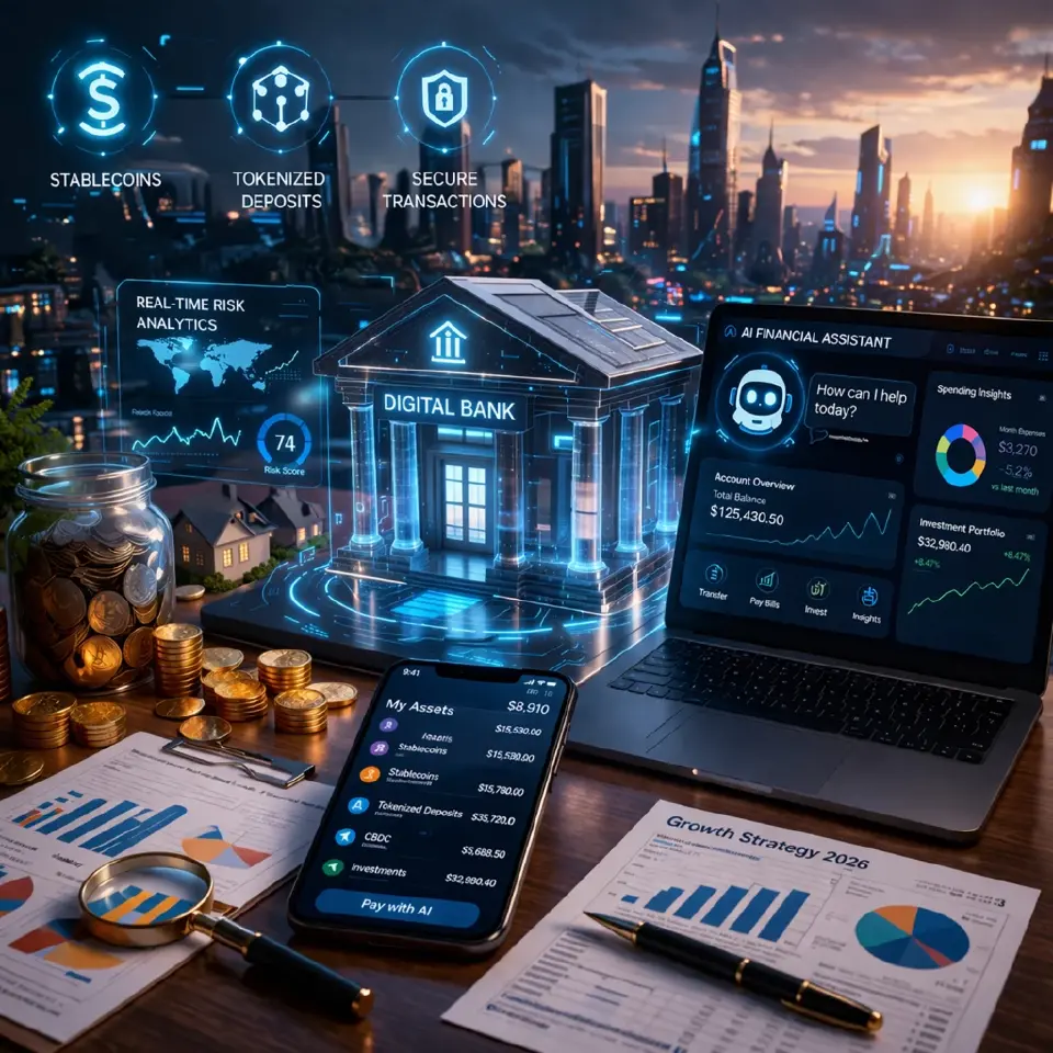 ธนาคารไร้ขีดจำกัด 2026 เมื่อ AI และเงินอัจฉริยะ ทลายกำแพงโลกการเงินเดิม