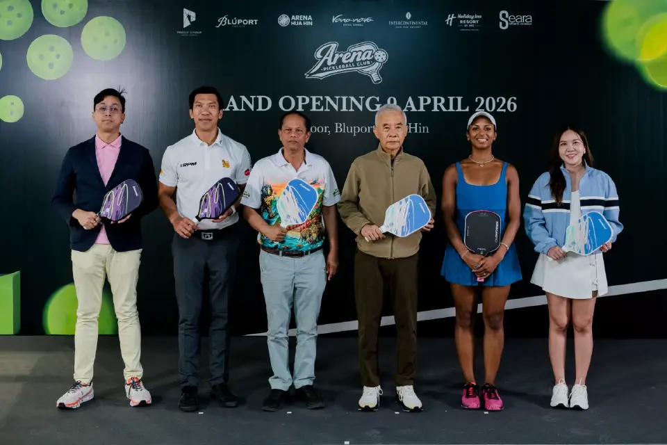 “สุวัจน์”เปิด Arena Pickleball สร้างนักกีฬาไทย ปั้นหัวหินสู่ Sport Destination