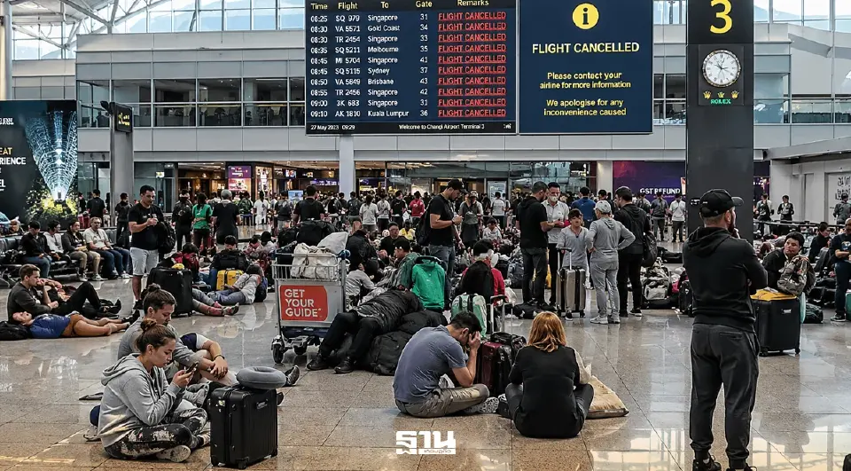 สายการบินยกเลิกเที่ยวบิน