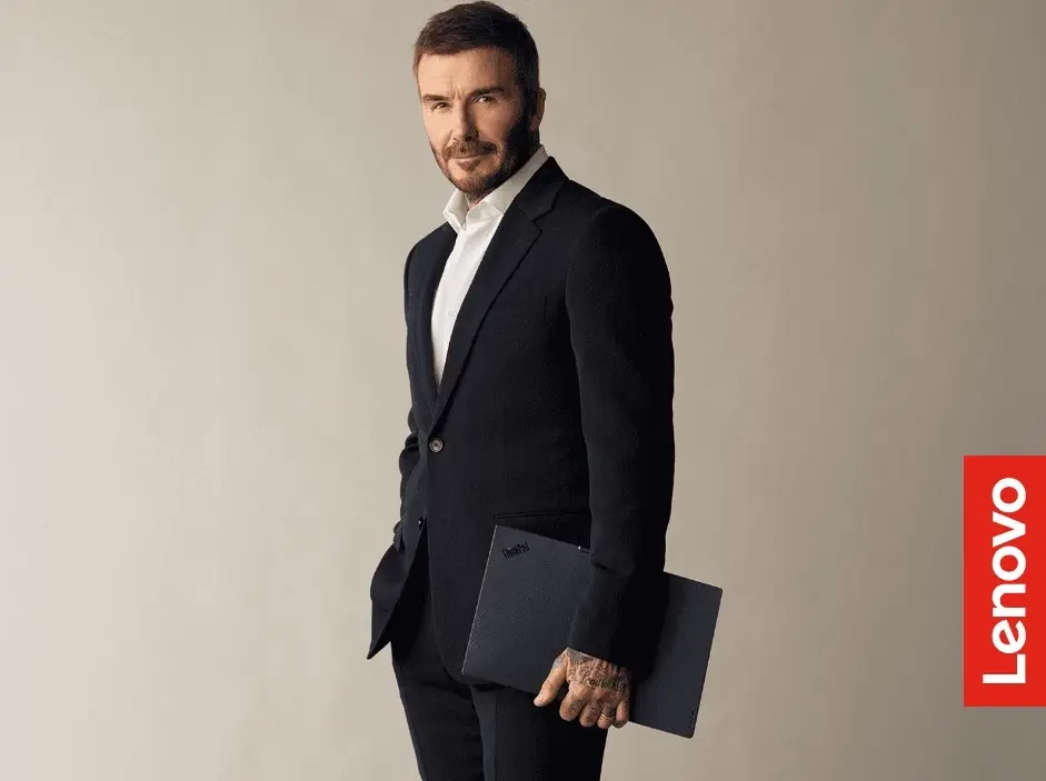 เลอโนโว ดึง ‘เดวิด เบ็คแฮม’ นั่งแอมบาสเดอร์ขับเคลื่อน AI กีฬาระดับโลก