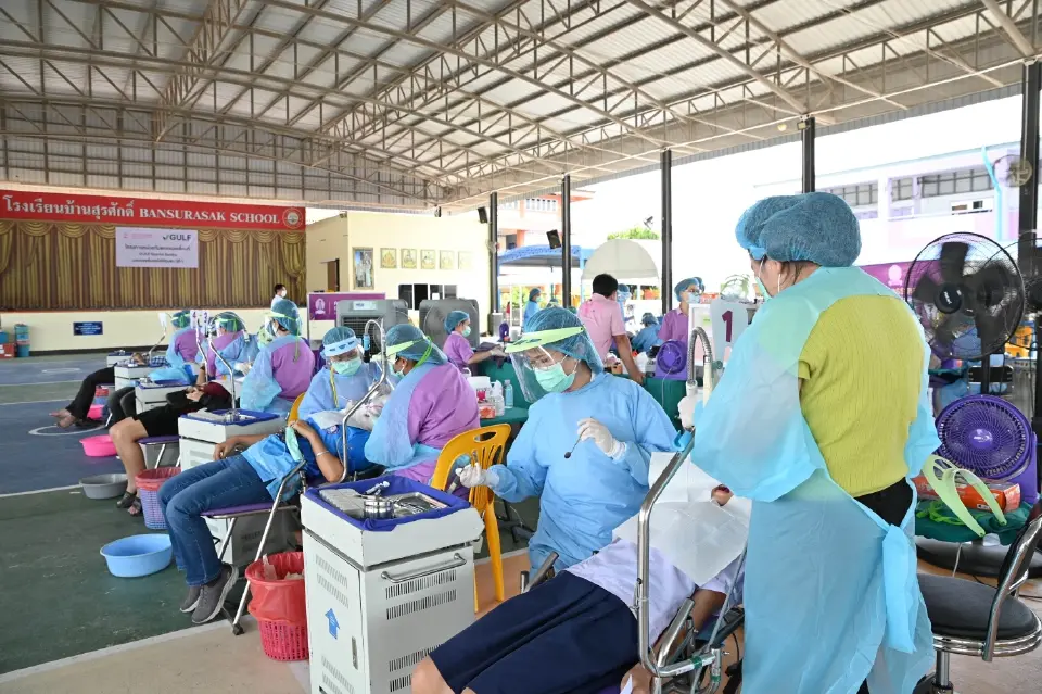 GULF ลุยทันตกรรมฟรีปี 6 ปักหมุดกบินทร์บุรี ขยายโอกาสเข้าถึงสุขภาพชุมชน