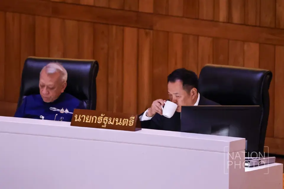 นายอนุทิน ชาญวีรกูล นายกรัฐมนตรี แถลงนโยบายรัฐบาลต่อรัฐสภา