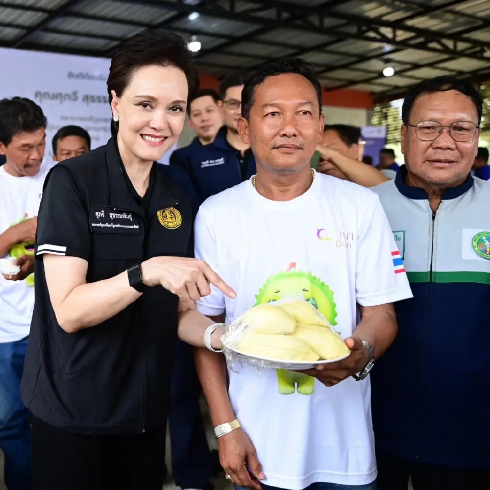 พาณิชย์ลุยจันทบุรี ปั้นทุเรียนคุณภาพ ผนึก TikTok เร่งขายออนไลน์ ดันส่งออกยกแผง