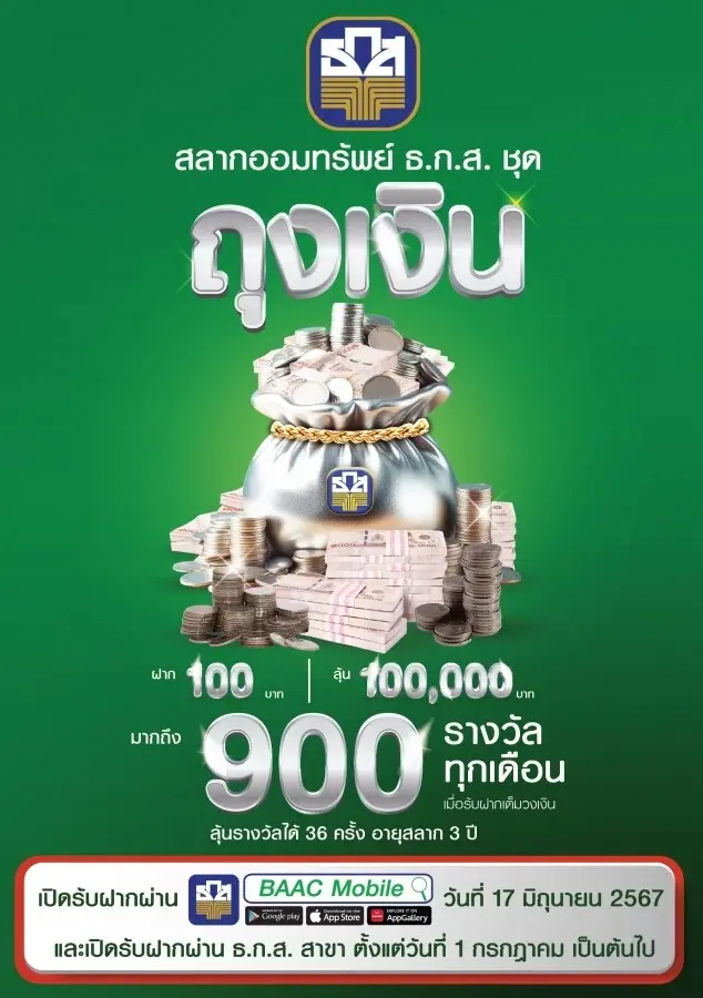 สลาก ธ.ก.ส.ออมทรัพย์ถุงเงิน