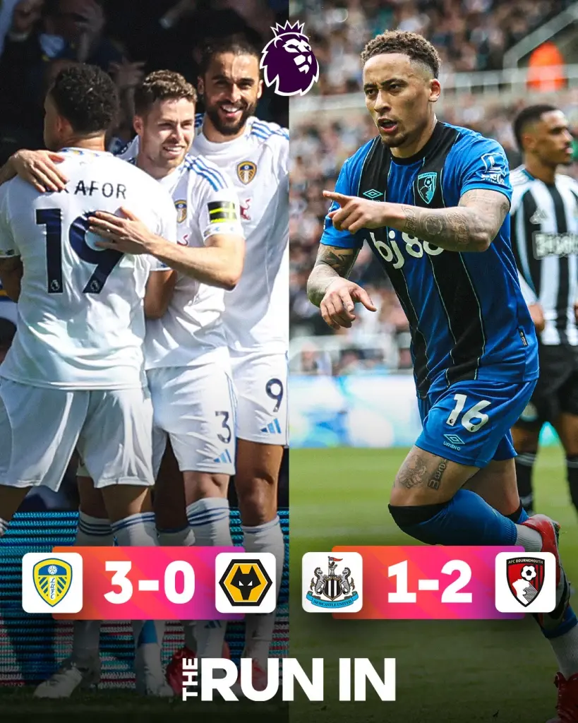 สรุปผลบอลสด การแข่งขันฟุตบอลพรีเมียร์ลีก อังกฤษ 2025/26 สัปดาห์ที่ 33 