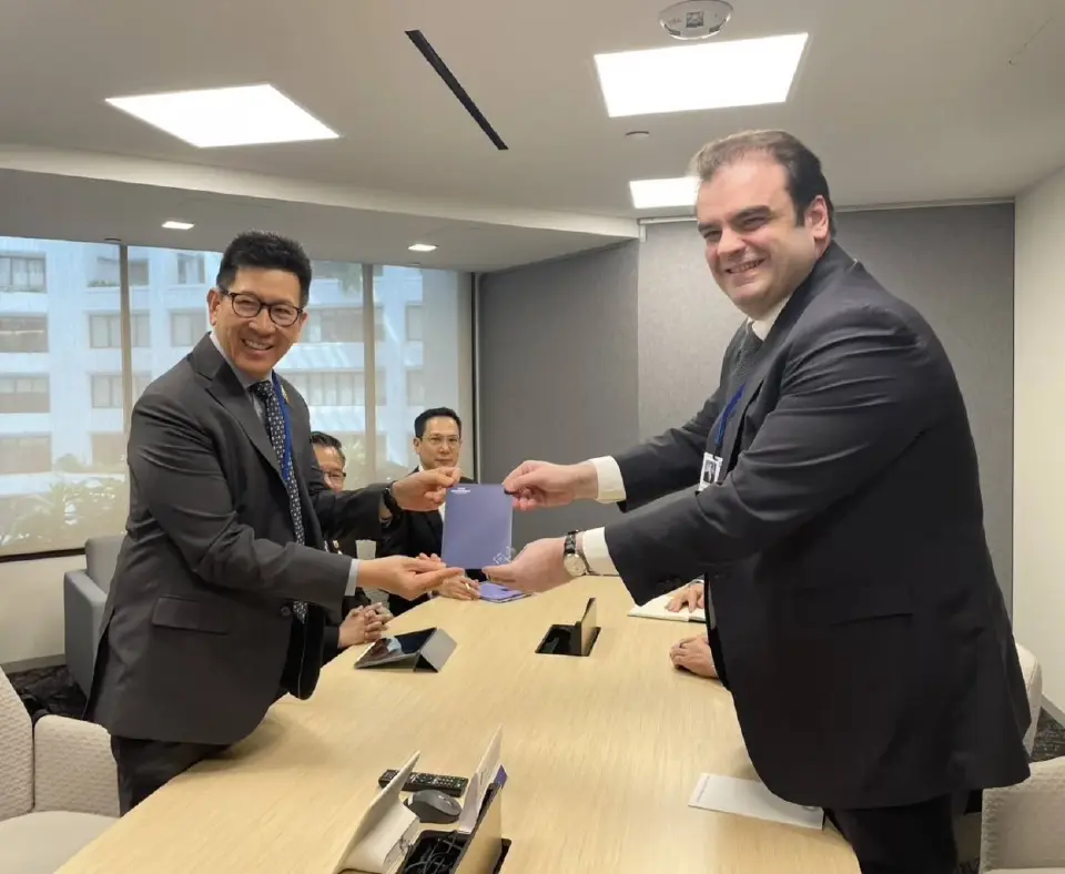 'เอกนิติ' หารือผู้แทน EU ยกระดับความร่วมมือระหว่างเศรษฐกิจไทยและสหภาพยุโรป