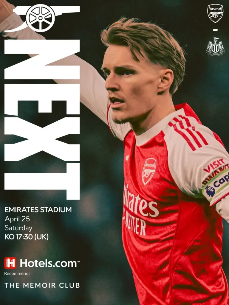 ถ่ายทอดสด ดูบอลสด ศึกทวงบัลลังก์จ่าฝูงพรีเมียร์ลีก อาร์เซนอล พบ นิวคาสเซิล วิเคราะห์บอล สถิติเฮด ทู เฮด คาดการณ์ 11 ตัวจริง