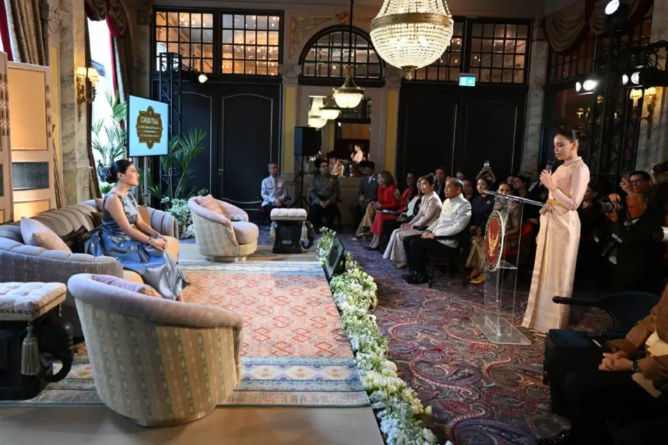 ‘เจ้าฟ้าสิริวัณณวรีฯ’ เสด็จกรุงเฮก เป็นองค์ปาฐก ถ่ายทอดองค์ความรู้ชุดไทยพระราชนิยม“วิวัฒนาการของชุดไทยและผ้าไทย”